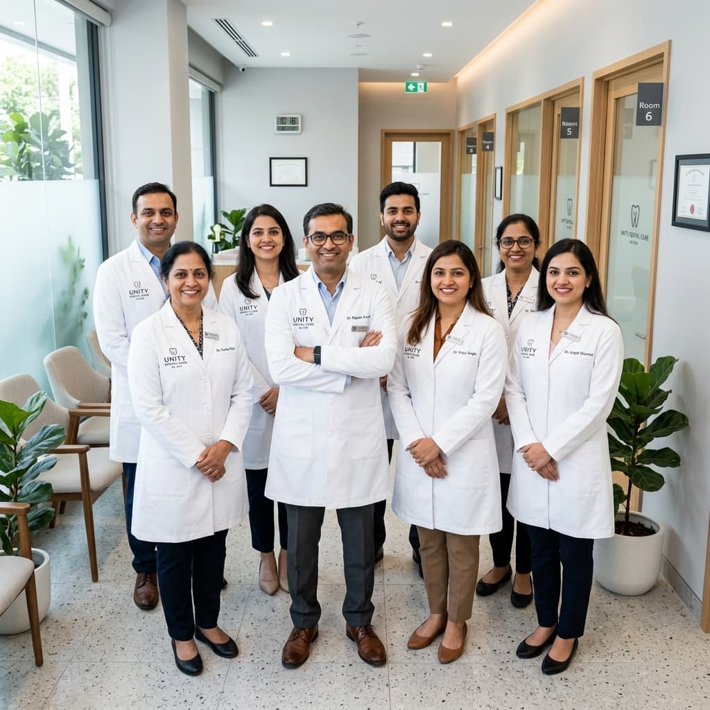 HappyTooth Dental Clinic Specialist Team Portrait